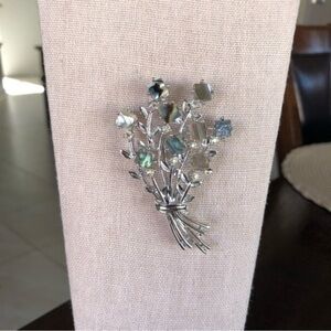Vintage Floral Bouquet Brooch
